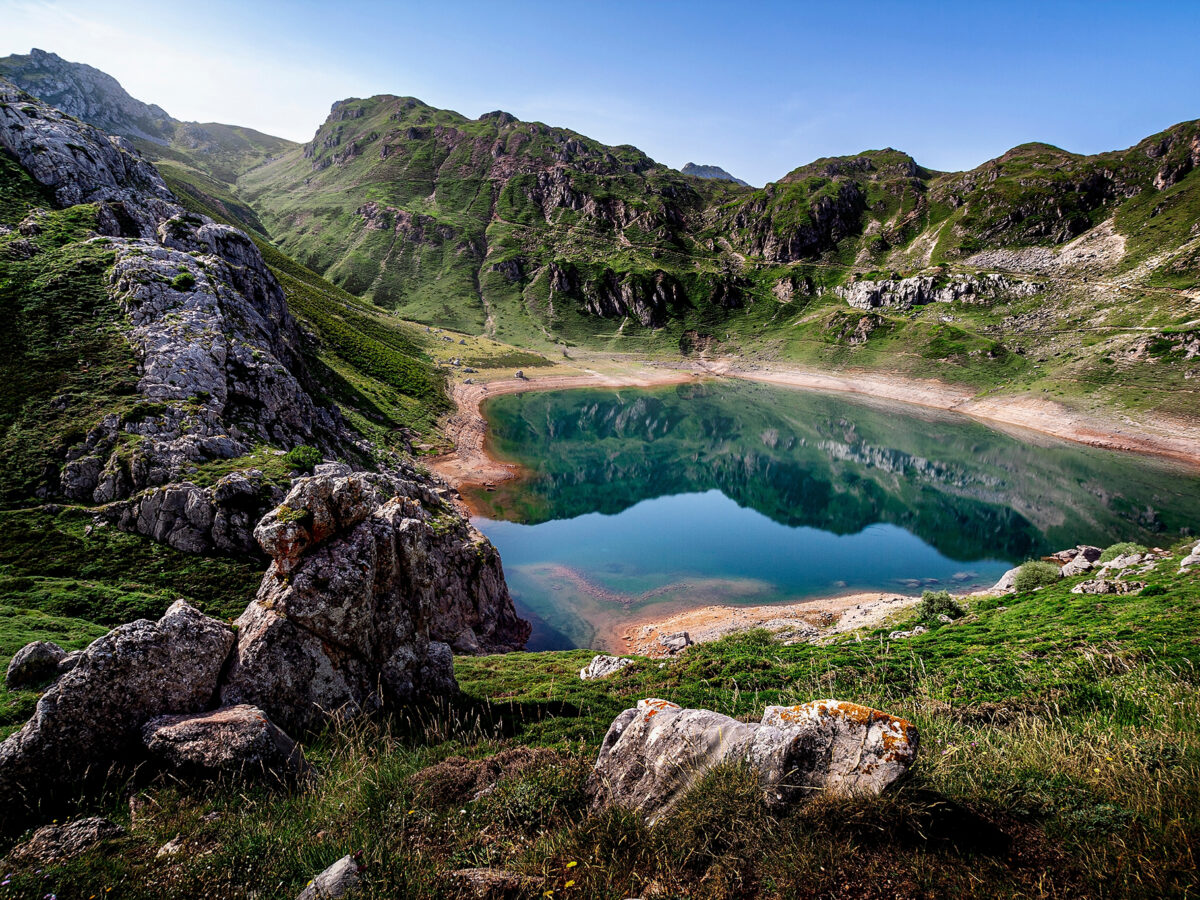 The,Cueva,Lake,In,Somiedo,Natural,Park,And,The,Lakes